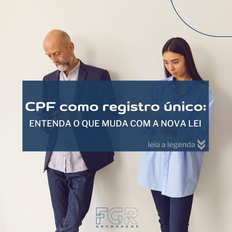 Leia mais sobre o artigo Lei estabelece CPF como documento único de identificação no serviço público