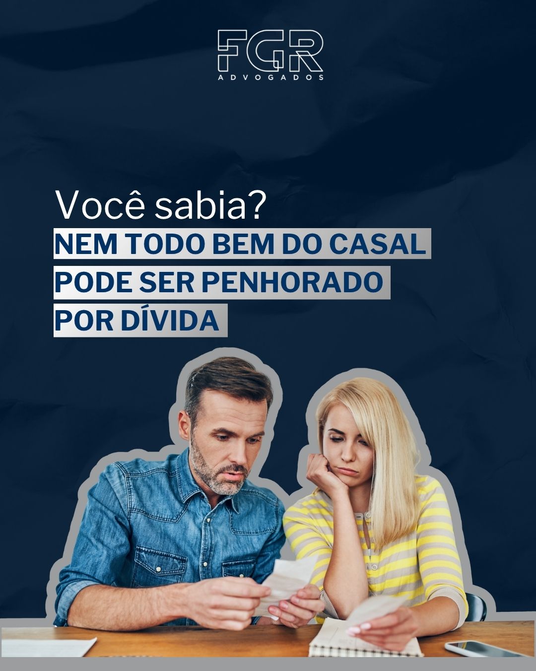 Nem todo bem do casal pode ser penhorado por dívida