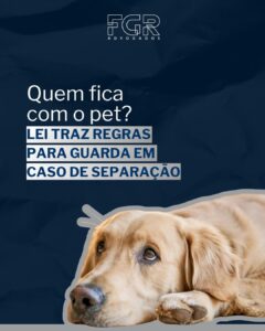 Leia mais sobre o artigo Nova lei regulamenta a guarda compartilhada de pets em casos de separação